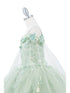 Bliss Girls Organza Butterfly Off Shoulder Party Dress with Detachable Sleeves, Sizes 2-16 - SophiasStyle.com