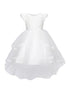 Girls Multi Color Lala & Erina Sequin Lace High Low Flower Girl Dress 2-12 - SophiasStyle.com