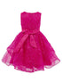 Girls Multi Color Lala & Erina Sequin Ribbon Adorned Flower Girl Dress 2-12 - SophiasStyle.com