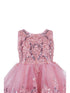 Girls Multi Color Lala & Erina Sleeveless Sequin Lace Flower Girl Dress 2-12 - SophiasStyle.com
