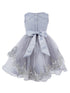 Girls Multi Color Lala & Erina Sleeveless Sequin Lace Flower Girl Dress 2-12 - SophiasStyle.com