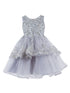 Girls Multi Color Lala & Erina Sleeveless Sequin Lace Flower Girl Dress 2-12 - SophiasStyle.com