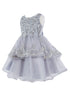Girls Multi Color Lala & Erina Sleeveless Sequin Lace Flower Girl Dress 2-12 - SophiasStyle.com