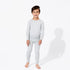 cloud-grey-bamboo-kids-pajamas-bellabu-bear - Sophia's Style The "Easy Two-Piecey"-1