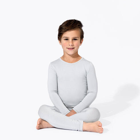 cloud-grey-bamboo-kids-pajamas-bellabu-bear - Sophia's Style -2