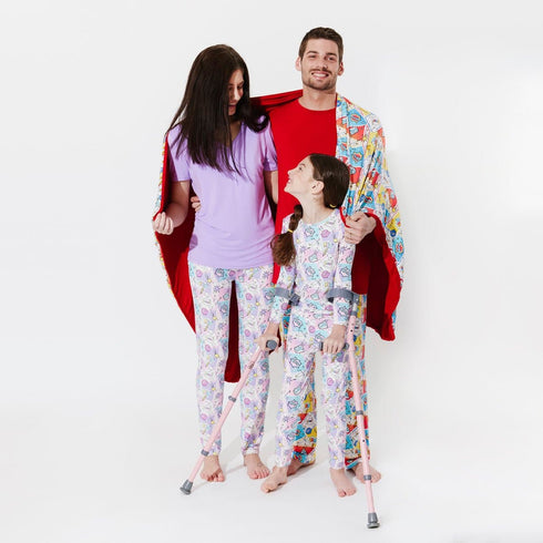 comic-hero-bamboo-mens-pajama-set-bellabu-bear - Sophia's Style -3