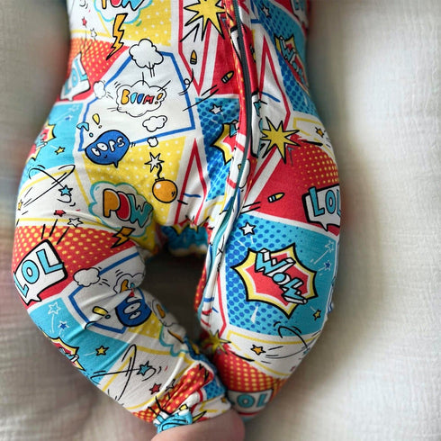 comic-hero-bamboo-convertible-footie-bellabu-bear - Sophia's Style -6