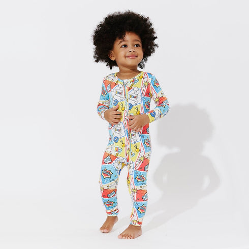 comic-hero-bamboo-convertible-footie-bellabu-bear - Sophia's Style -4