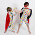 comic-hero-bamboo-kids-pajama-short-set-bellabu-bear - Sophia's Style -4
