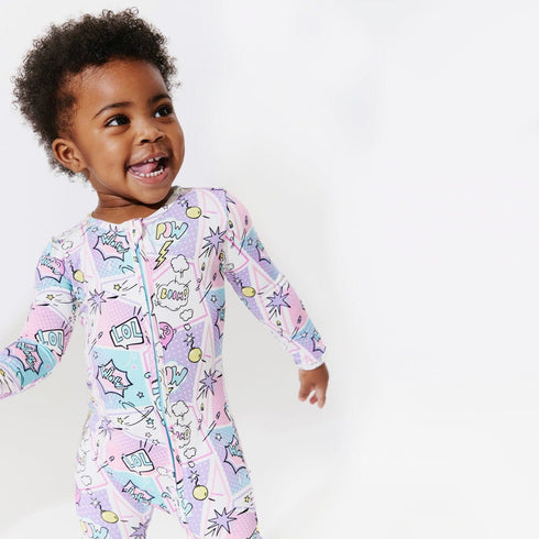 comic-purple-bamboo-convertible-footie-bellabu-bear - Sophia's Style -3