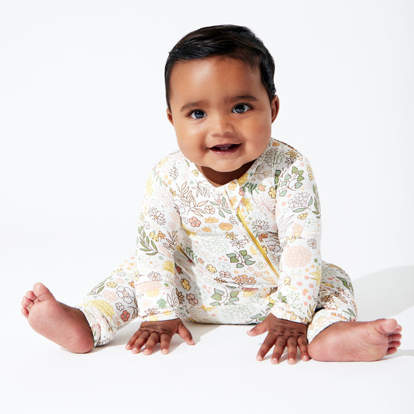 fall-floral-bamboo-convertible-footie-Bellabu Bear at Sophia's StyleConvertible Footie-1