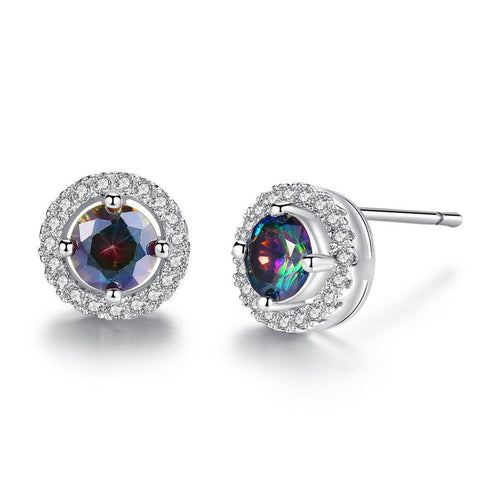 crystal-halo-topaz-stud-earrings-Sophia's StyleEarrings-1