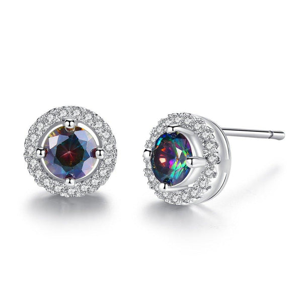 crystal-halo-topaz-stud-earrings-Sophia's StyleEarrings-1