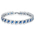 cubic-zirconia-tennis-bracelet-with-marquise-cut-sapphire-and-clear-aaa-cubic-zirconia-Sophia's StyleBracelets-1