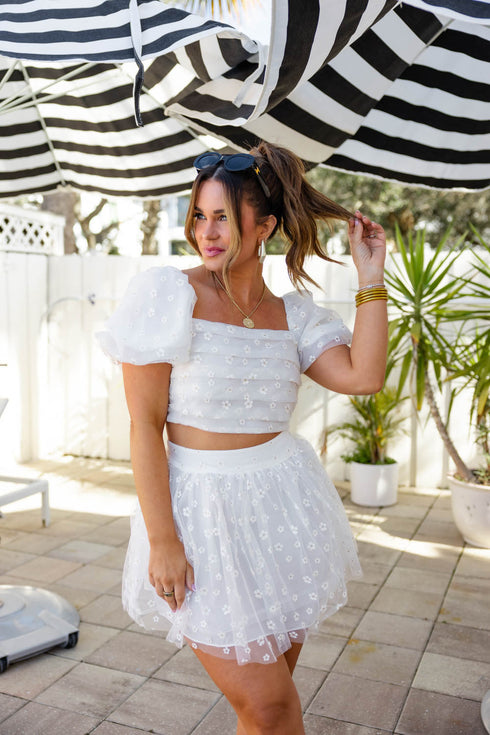 cutie-outfit-set-english-daisy Buddy Love - Sophia's Style-Cutie Outfit Set - English Daisy-White-XS-1