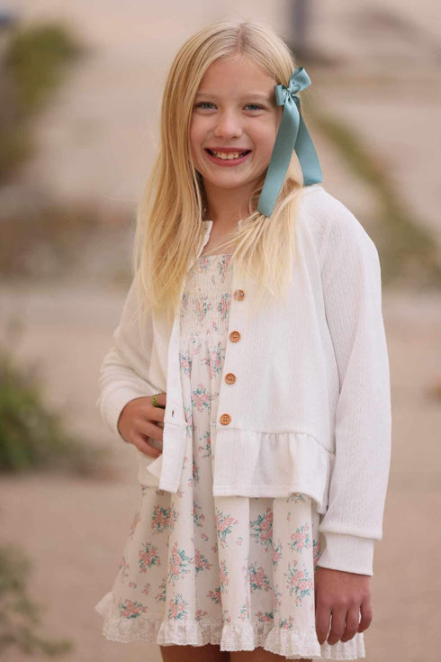 spring-ruffle-cardigan-white-pink-lavender-makena-lane - Sophia's Style -5