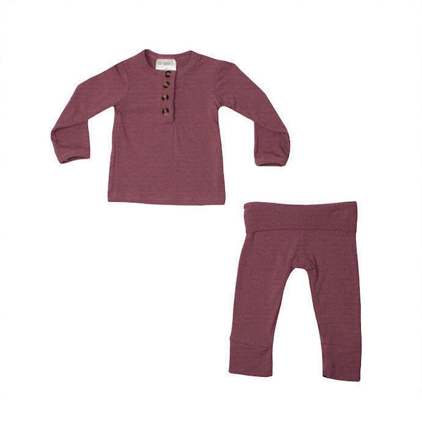 softest-2-piece-set-ribbed-mauve Presley Couture at Sophia's Style-2 Piece Set-1
