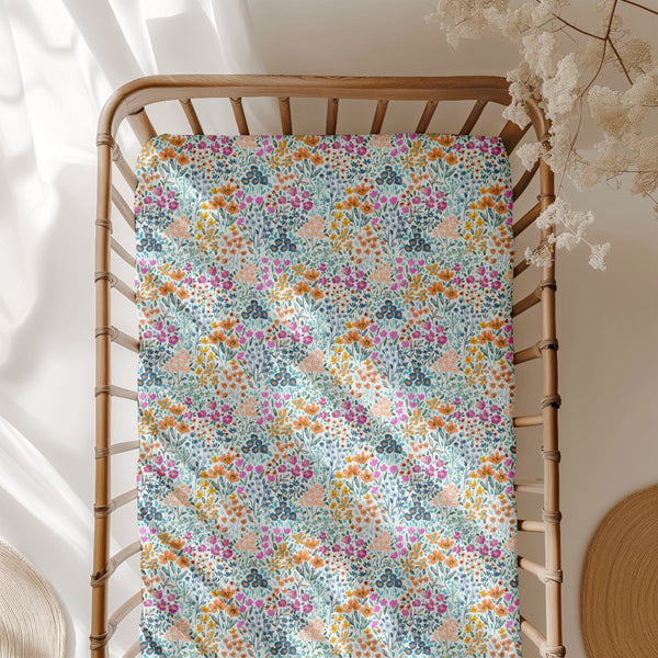 whispering-wildflowers-crib-sheet Big Dreams Little Jammie Session Sophia's Style-1