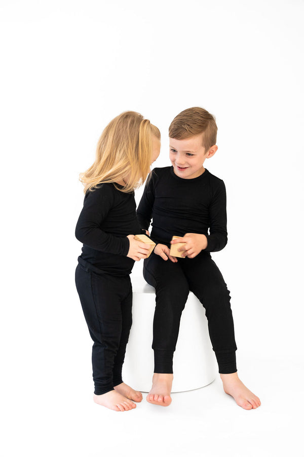 allie-black-bamboo-2-piece-long-sleeve-set Laree & Co - Sophia's Style2-Pieces-1