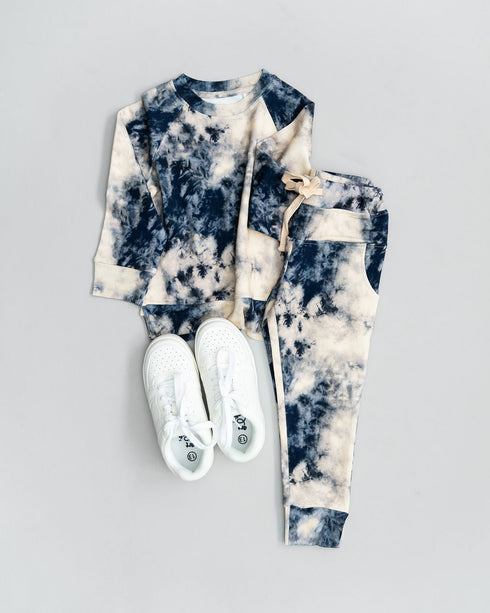 blue-tie-dye-jogger-set- at Sophia's Style-2