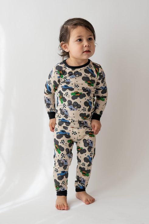 monster-truck-2-piece-pjs House-of-henry-Sophia's Style-1