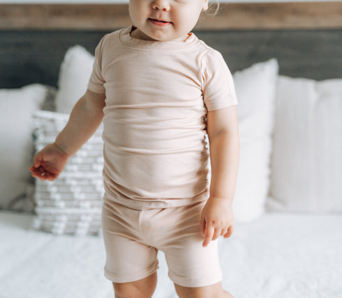 tan-dream-short-set Dream-Big-Little-Co-pajama-baby-blanket