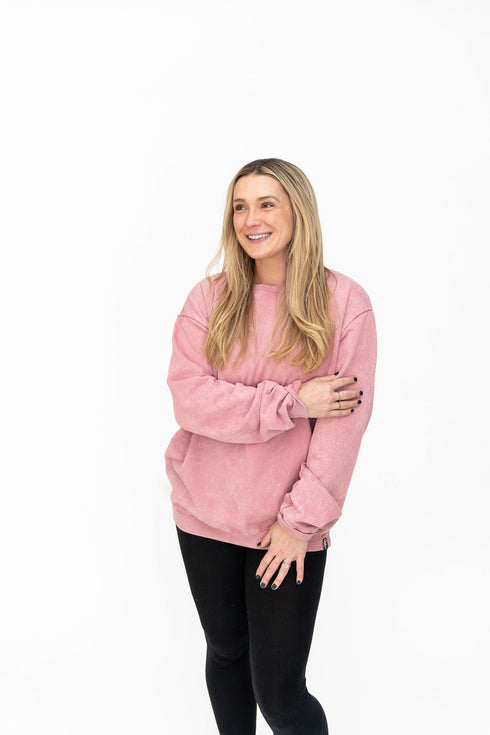 rose-acidwash-adult-sweatshirt- at Sophia's Style-3