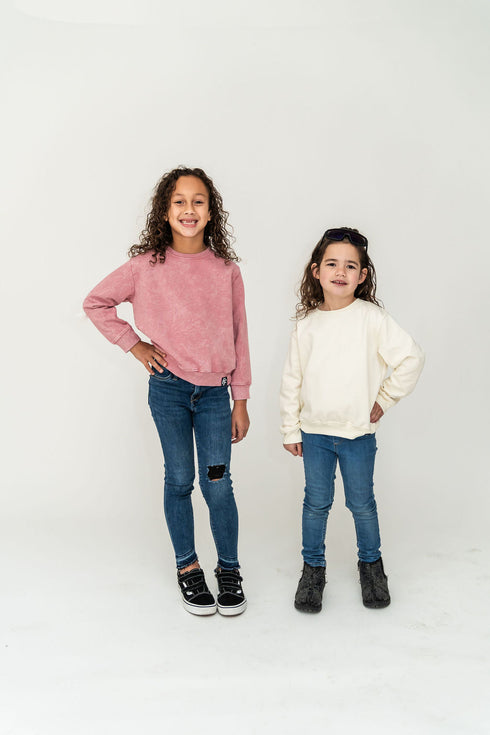 rose-acidwash-kids-sweatshirt- at Sophia's Style-4