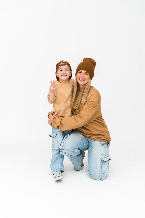 honey-adult-sweatshirt- at Sophia's Style-4