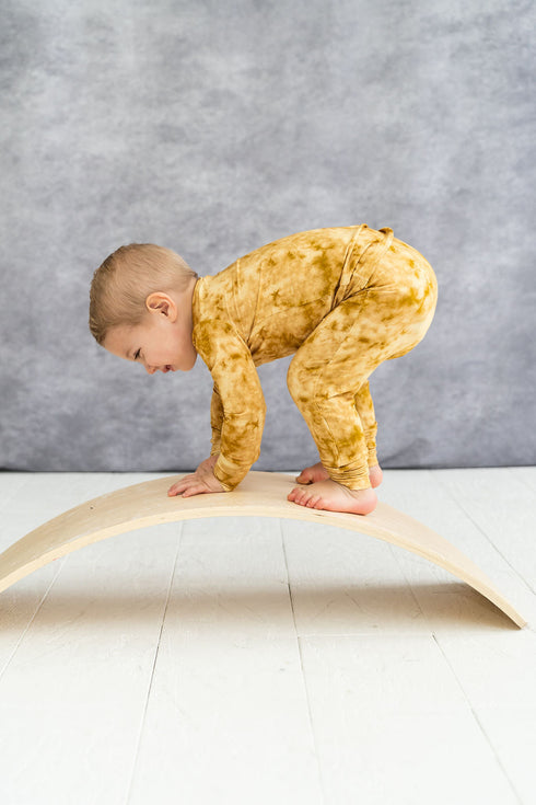 mustard-tie-dye-2-piece-pajama-set- at Sophia's Style-4