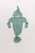 knotted-baby-gown-hat-set-mint-newborn-3-months-Sophia's Style-3