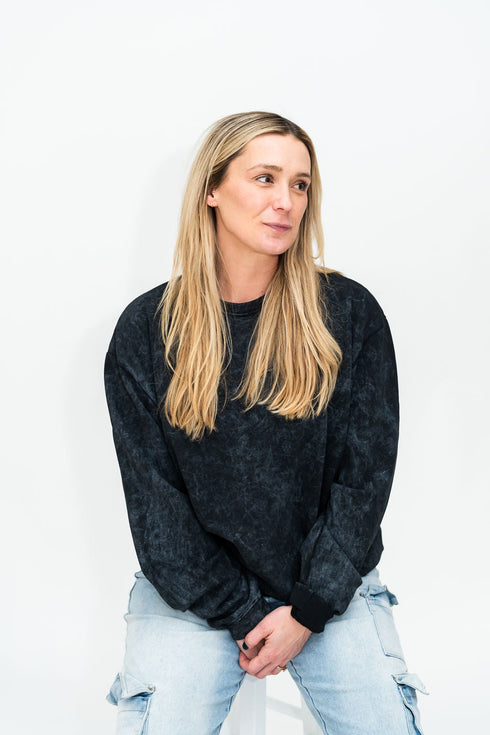 onyx-acidwash-adult-sweatshirt- at Sophia's Style-3