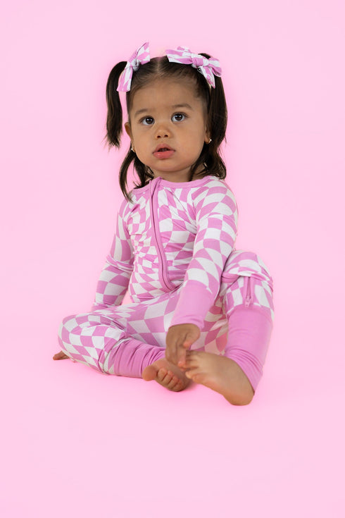 bubblegum-wavy-checkers-dream-romper Dream-Big-Little-Co-pajama-baby-blanket