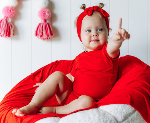 red-dream-short-set Dream-Big-Little-Co-pajama-baby-blanket