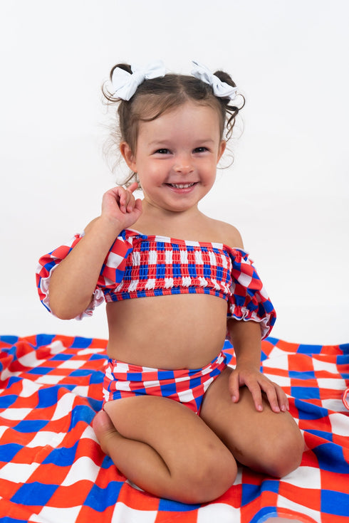 red-white-truman-dream-off-the-shoulder-swim-suit Dream-Big-Little-Co-pajama-baby-blanket