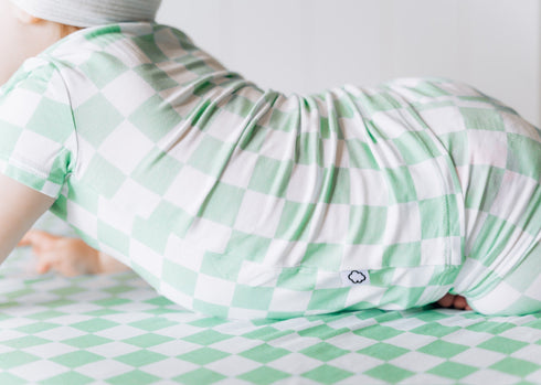 mint-checkers-dream-short-set Dream-Big-Little-Co-pajama-baby-blanket