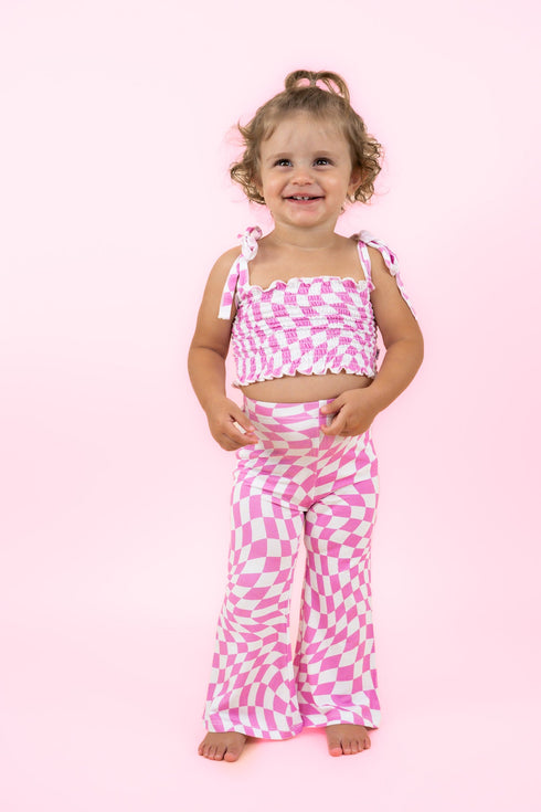 bubblegum-wavy-checkers-dream-smocked-flare-set Dream-Big-Little-Co-pajama-baby-blanket