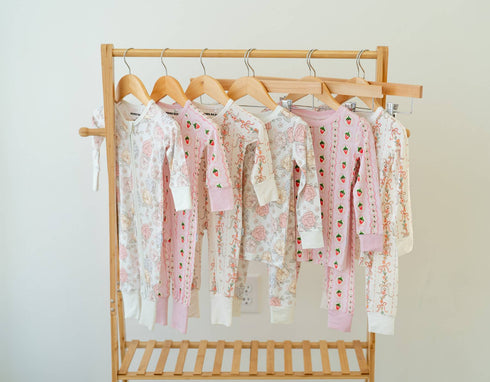 spring-floral-garland-two-piece-pajama-set Boosh Baby - Sophia's Style-5