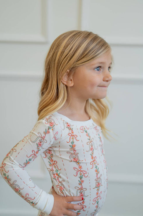 spring-floral-garland-two-piece-pajama-set Boosh Baby - Sophia's Style-3