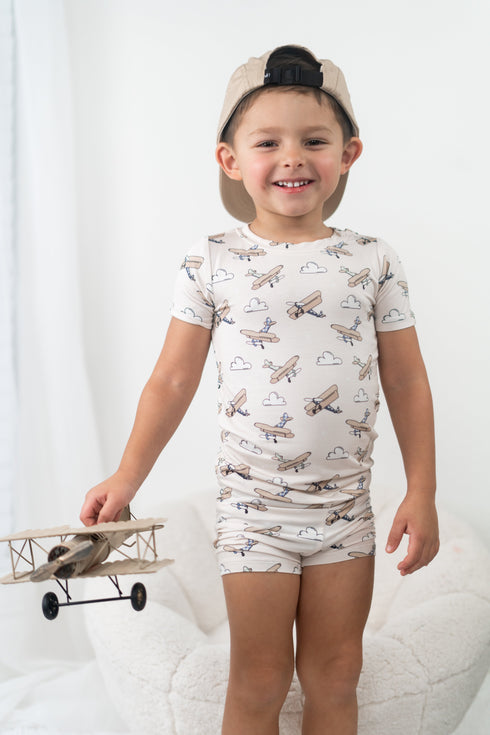 plane-fun-dream-short-set Dream-Big-Little-Co-pajama-baby-blanket