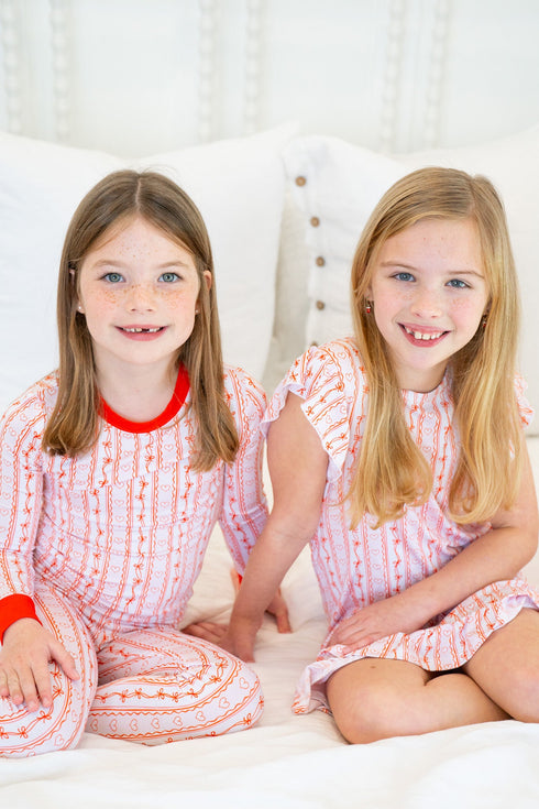 Valentine Stripe | Nightgown