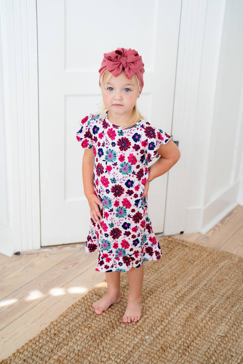 Wild Berry Floral Nightgown
