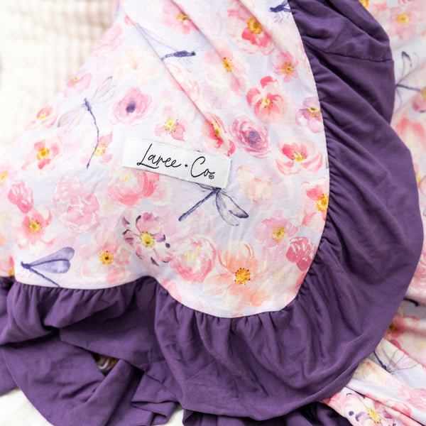 elmerial-bamboo-ruffle-toddler-blanket-Laree + Co. at Sophia's StyleBamboo Blankets-1