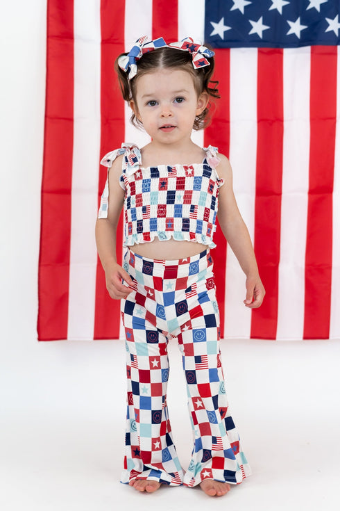 home-of-the-free-checkers-dream-smocked-flare-set Dream-Big-Little-Co-pajama-baby-blanket