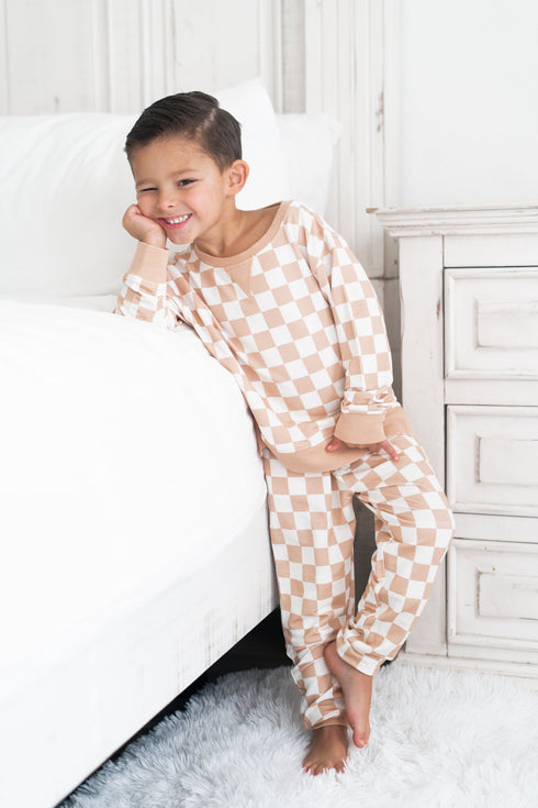 sandy-checkers-dream-jogger Dream-Big-Little-Co-pajama-baby-blanket