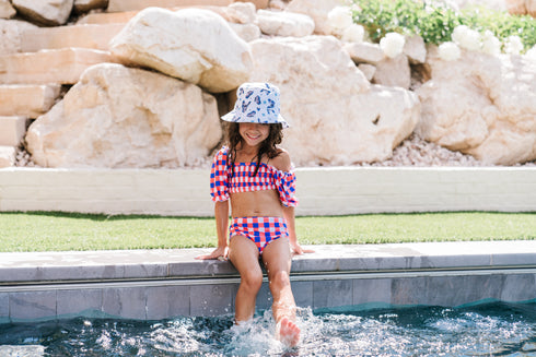 red-white-truman-dream-off-the-shoulder-swim-suit Dream-Big-Little-Co-pajama-baby-blanket