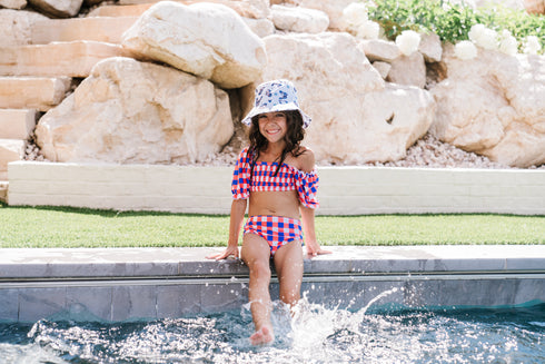 red-white-truman-dream-off-the-shoulder-swim-suit Dream-Big-Little-Co-pajama-baby-blanket