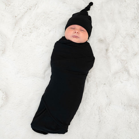 black-swaddle-hat-set Laree & Co - Sophia's Style-3