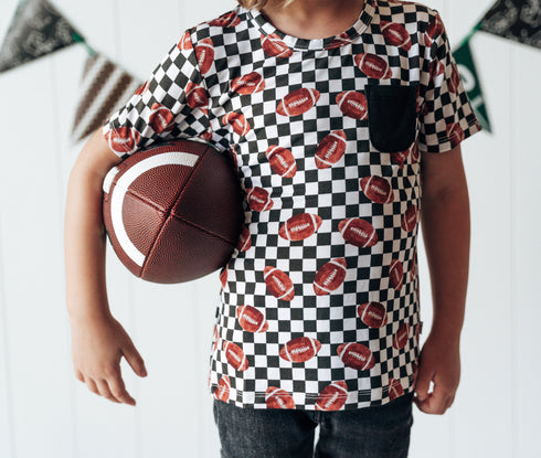 checkered-football-dream-pocket-tee Dream-Big-Little-Co-pajama-baby-blanket
