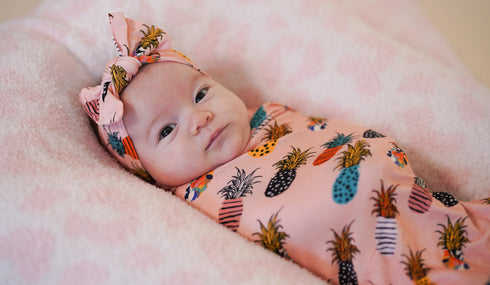 pina-colada-pineapple-swaddle Big Dreams Little Jammie Session Sophia's Style-2